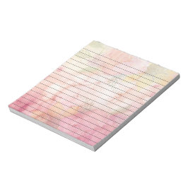 Bloco De Notas Bonito Aquarela Floral Impressão Linhada