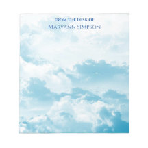 Bonito céu azul da mesa de