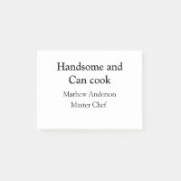 Bonito e pode cozinhar adicionar nome master chef