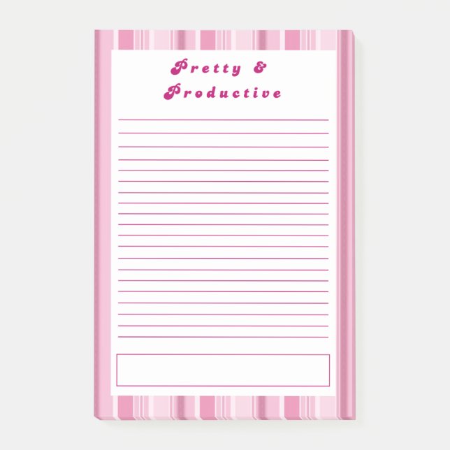 Bloco De Notas Bonito e Produtivo (Frente)