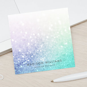 Bloco De Notas Bonito Holographic Glitter Girly Glamorosa