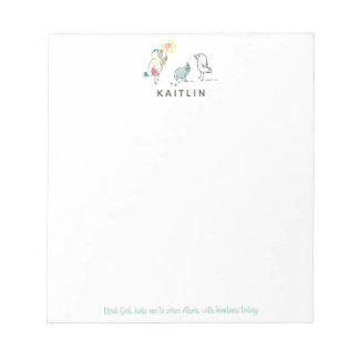 Bloco De Notas Bons Pássaros Queridos Deus Me Ajude A Servir