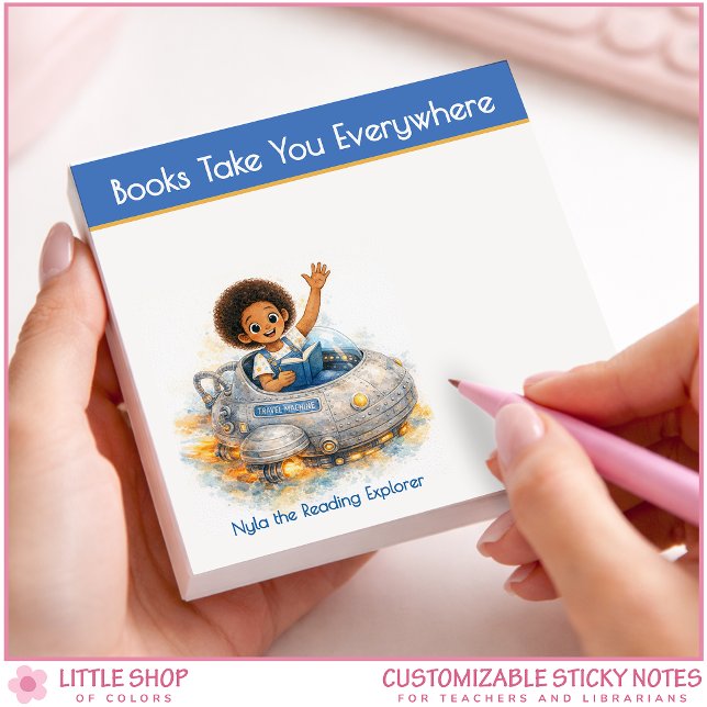 Bloco De Notas Books Take You Everywhere Personalized Book Lover (Criador carregado)
