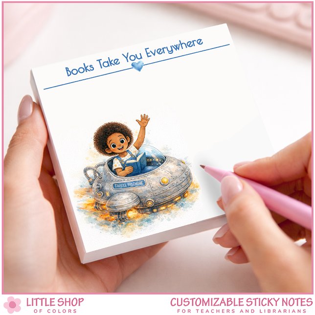 Bloco De Notas Books Take You Everywhere Personalized Book Lover (Criador carregado)