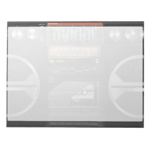 Bloco De Notas Boombox Ghetto Blaster