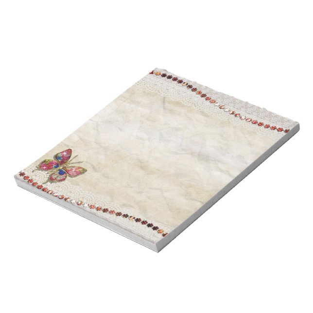Bloco De Notas Borboleta (Invertido)
