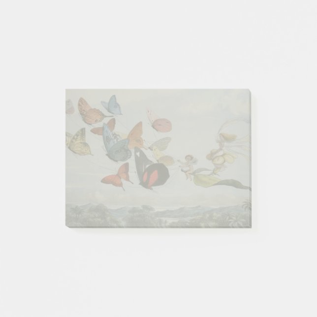 Bloco De Notas Borboleta e Fada Rainha Borboletas Fadas (Frente)
