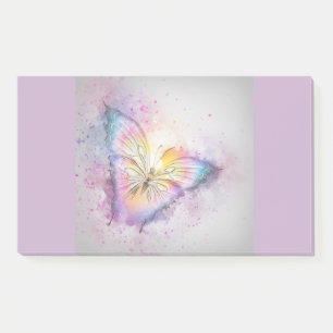 Bloco De Notas Borboleta Pastel