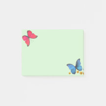 Borboletas Azuis e Vermelhas & Confetes Dourados