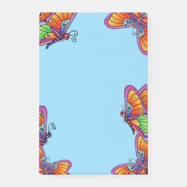 Bloco De Notas Borboletas e Borboletas (Frente)