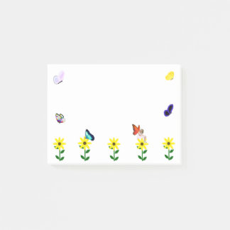 Bloco De Notas Borboletas e notas pós-it® de fada