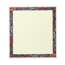 Bloco De Notas Borda da Flor Funky Psicodélica