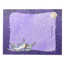 Borda da Glitter do Unicorn Purple