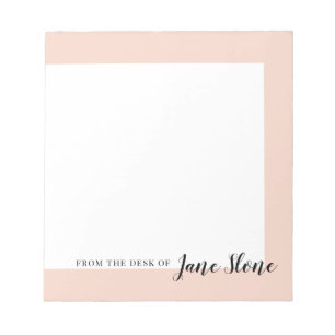 Bloco De Notas Borda do Blush de Mod