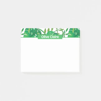 Bloco De Notas Borda Tropical Personalizada