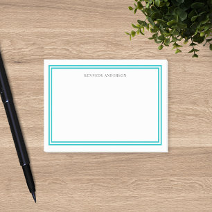 Bloco De Notas Bordas Clássicas Modernas de Cor Personalizada