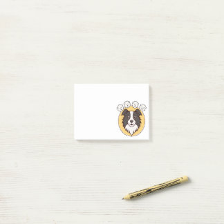 Bloco De Notas Border Collie Sonhando com Ovelhas
