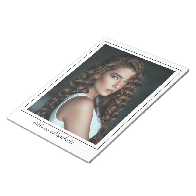 Bloco De Notas Borderline Actor Talent Photo Notepad (Inclinado)