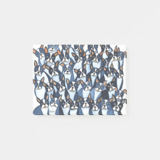 Bloco De Notas Boston Terriers