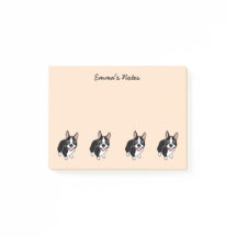 Boston Terriers Custom Post® Notes 4" x 3"