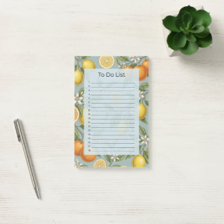 Bloco de Notas Botânico de Aquarela de Lista de Ta