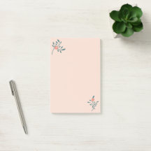 Botânico de Rosa Floral em Azul Turquesa