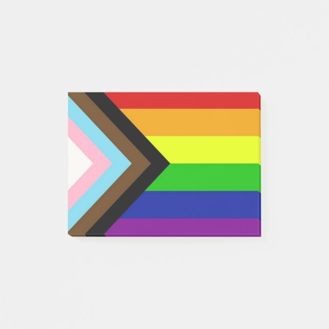 Bloco De Notas Botão de Orgulho LGBTQ+ (Frente)