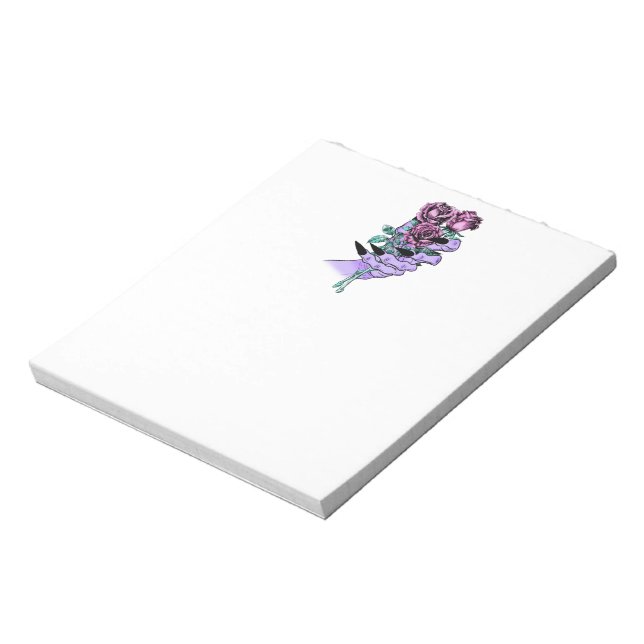 Bloco de Notas Bouquet Gótico (Invertido)