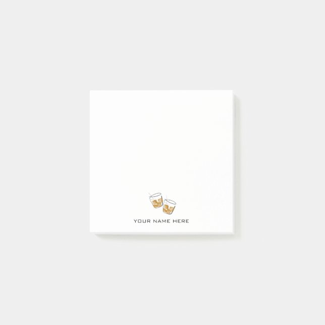 Bloco De Notas Bourbon/Whiskey (Frente)