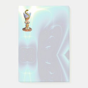 Bloco De Notas BOWL DE HYGEIA, MEDICINA, FARMACÊUTICA Azul Teal