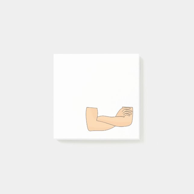 Bloco De Notas Braços cruzados (Frente)