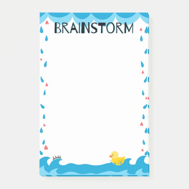 Bloco De Notas Brainstorm Post-it Notes (Frente)