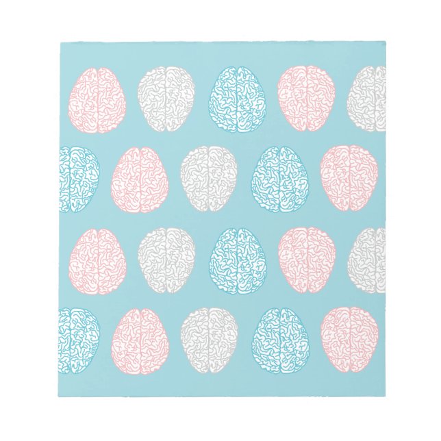 Bloco De Notas Brainy Pastel Pattern (Frente)