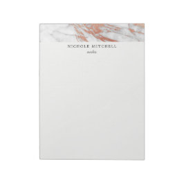 Bloco de notas branco e Dourado