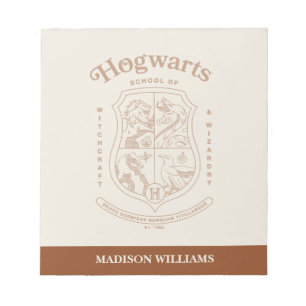 Bloco De Notas Brasão da Escola de Magia e Bruxaria HOGWARTS™