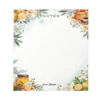 Bloco De Notas Breakfast in Bed Blank Notepad