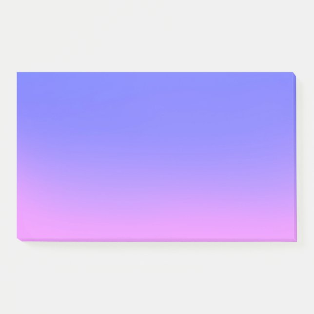 Bloco De Notas breu azul rosa (Frente)