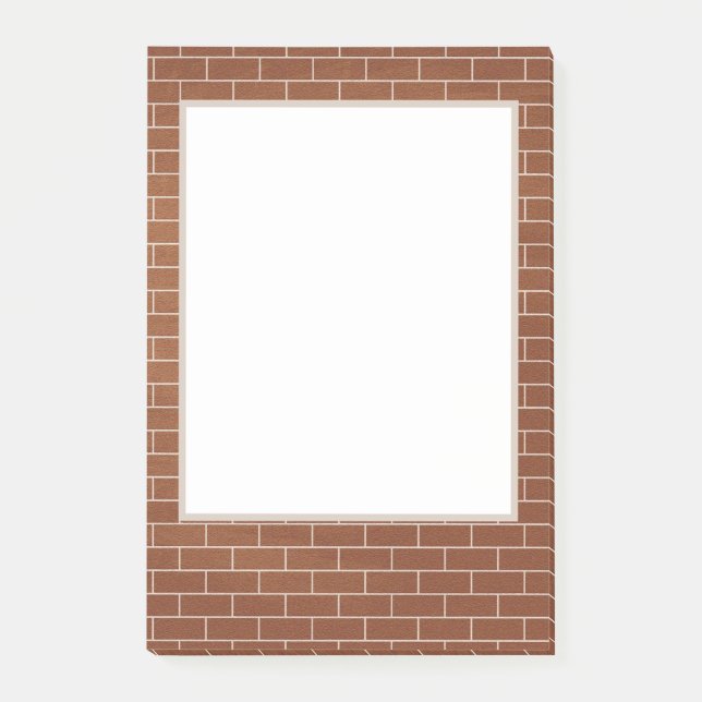 Bloco De Notas Brick Poste as notas (Frente)