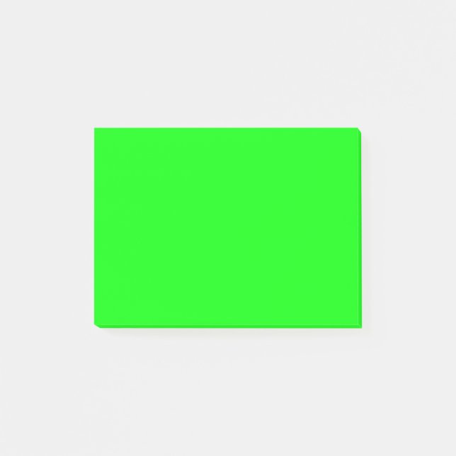 Bloco De Notas Bright Neon Green (Frente)