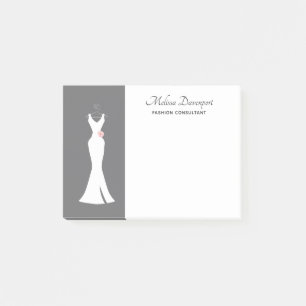 Bloco De Notas Brilho branco elegante na Cinza - Design simples N