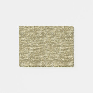 Bloco De Notas Brilho Dourado