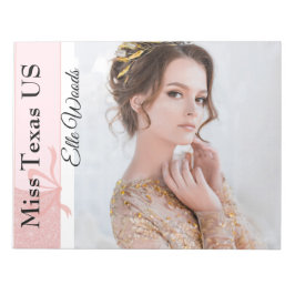Bloco De Notas Brilho Pastel Personalizado