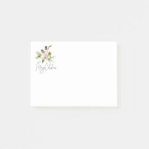 Bloco De Notas Brincadeira de Natal Arte Selvagem de Aves