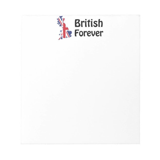Bloco De Notas British Forever (Frente)