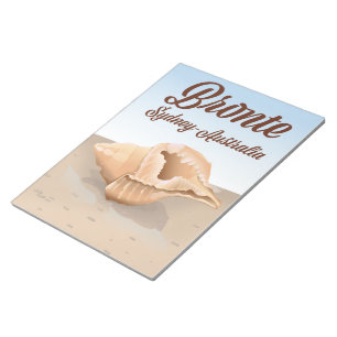 Bloco De Notas Bronte, Sydney, viagem de estilo vintage australia
