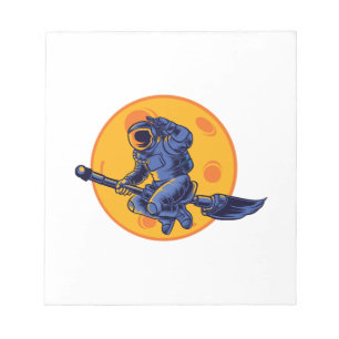 Bloco De Notas Bruxa Espacial
