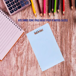 Bloco De Notas BTS de três tonalidades