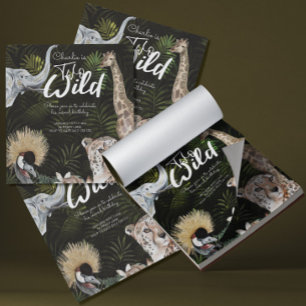 Bloco De Notas BUDGET 2 Convite para Aniversário da Selva Dourada