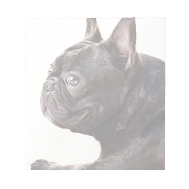 Bloco De Notas Buldogue Francês (Frente)