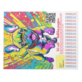 Bloco De Notas Buldogue Francês Lança-lágrimas